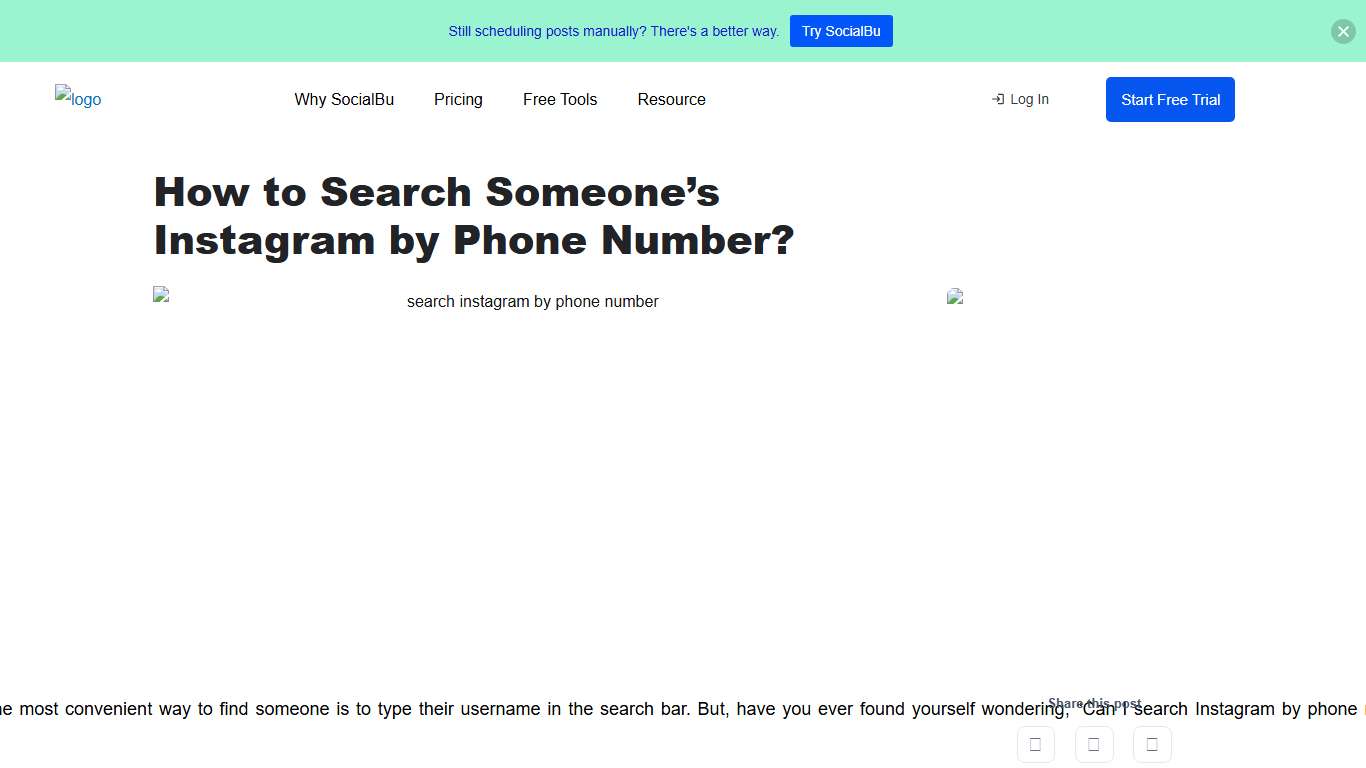 How to Search Someone's Instagram by Phone Number? | SocialBu Blog