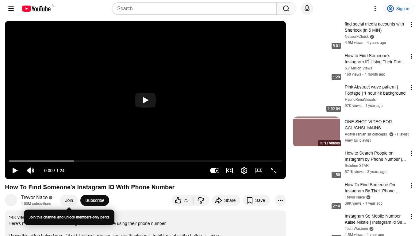 How To Find Someone's Instagram ID With Phone Number - YouTube